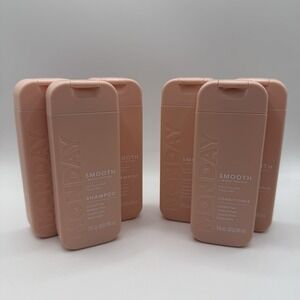 Lot 6 MONDAY Smooth Shampoo & Conditioner Travel Size 3oz Curly Frizzy